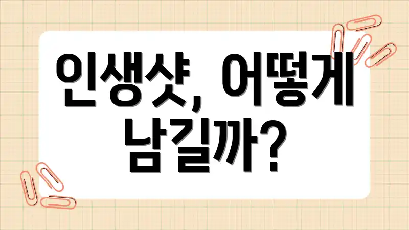 인생샷, 어떻게 남길까?