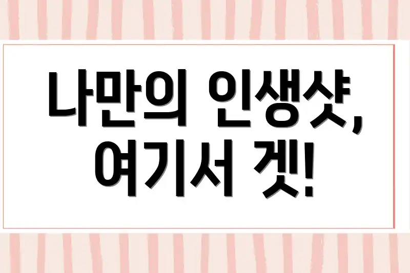 나만의 인생샷, 여기서 겟!