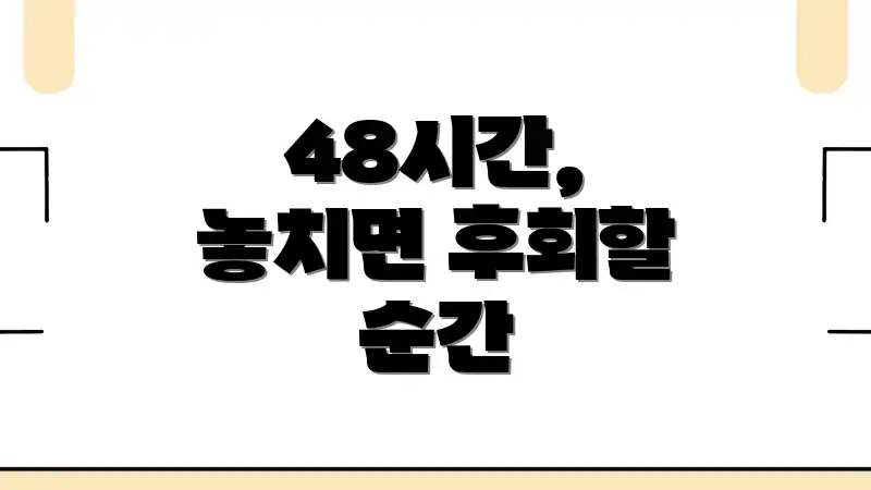 48시간, 놓치면 후회할 순간